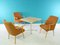 Mid-Century Dining Table and Chairs Germany, 1960s, Set of 4 1