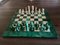 Chess Board in Malachite, Set of 33 2