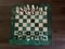 Chess Board in Malachite, Set of 33 1