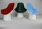 Space Age Armchairs in Painted Fiberglass, France, 1970s, Set of 3, Image 1