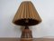 Lámpara de mesa Studio danesa de cerámica de Elsa Rice para Riisa Keramik, años 60, Imagen 3