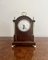 Antique Victorian Mahogany Inlaid Bracket Clock, 1880s 4