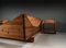 Double Bed and Bedside Tables in Oiled Pine Wood attributed to Roland Wilhelmsson, Sweden, 1980s, Set of 3, Image 31