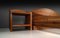 Double Bed and Bedside Tables in Oiled Pine Wood attributed to Roland Wilhelmsson, Sweden, 1980s, Set of 3, Image 9