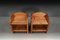 Double Bed and Bedside Tables in Oiled Pine Wood attributed to Roland Wilhelmsson, Sweden, 1980s, Set of 3 65