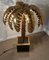 French Palm Tree Toleware Table Lamp in the style of Mason Jansen, 1970s 4