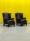 Vintage Leather Chesterfield Wingback Armchair, Image 13