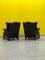 Poltrona Chesterfield Wingback vintage in pelle, Immagine 3
