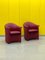 Red Leather Armchair on Wheels from de Sede, Image 5