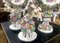 19th Century Capodimonte Polychrome Porcelain Incense Burners Vases with Flowers and Winged Cherubs, Set of 2, Image 10