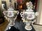 19th Century Capodimonte Polychrome Porcelain Incense Burners Vases with Flowers and Winged Cherubs, Set of 2, Image 20