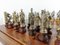 Tablero de ajedrez vintage de cuero, años 80. Juego de 33, Imagen 2