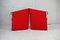 Red Armchairs from Arflex, Italy, 1980, Set of 2 4