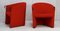 Red Armchairs from Arflex, Italy, 1980, Set of 2 12