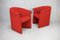 Red Armchairs from Arflex, Italy, 1980, Set of 2 15