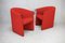 Red Armchairs from Arflex, Italy, 1980, Set of 2, Image 15