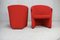 Red Armchairs from Arflex, Italy, 1980, Set of 2 10