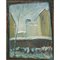 Luigi Arrigoni, La nevicata di sera dalla finestra del castello, anni '30, Olio su tavola, Con cornice, Immagine 2