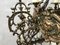 Lámpara de araña Palace grande de latón y bronce, años 50, Imagen 27