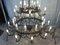 Large Palace Chandelier in Brass and Bronze, 1950s 2