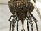 Lámpara de araña Palace grande de latón y bronce, años 50, Imagen 33