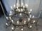 Large Palace Chandelier in Brass and Bronze, 1950s 15