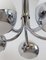 Chrome Space Chandelier from Stilnovo, 1960s 4