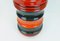 Large Mid-Century Ceramic Floor Vase Model 427-47 in Stripe Pattern, Red, Orange, Green& Black from Scheurich, Image 2