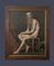 Studio di nudo maschile, fine '800, olio su tela, con cornice, Immagine 2