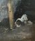 Estudio de desnudo masculino, década de 1800, óleo sobre lienzo, enmarcado, Imagen 9
