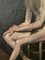 Studio di nudo maschile, fine '800, olio su tela, con cornice, Immagine 8