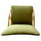Office Armchair in Sea Bream and Green Velvet, Italy, 1970s 7