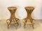 Mobile Bar and Bamboo Stools, 1970s, Set of 3 16