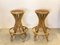Mobile Bar and Bamboo Stools, 1970s, Set of 3, Image 16