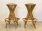 Mobile Bar and Bamboo Stools, 1970s, Set of 3 15