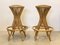 Mobile Bar and Bamboo Stools, 1970s, Set of 3, Image 15