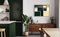 Bodasca, Grande composizione astratta verde, anni 2020, Acrilico su tela, Immagine 3