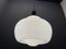 Vintage Italian Opaline Glass Pendant Light, 1950s, Image 3