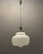 Vintage Italian Opaline Glass Pendant Light, 1950s 5