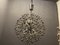 Lampada da soffitto Sputnik Mid-Century in metallo cromato, anni '70, Immagine 2