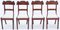 Antique Regency / William IV Mahogany Dining Chairs, 1830s, Set of 4 1