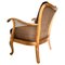 Art Deco Stuhl aus Samt & Buche, Frankreich, 1930er 3