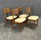 Scandinavian Teak Dining Chairs, Set of 4, Image 1