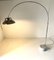 Adjustable Arch Floor Lamp in Steel and Marble, Italy, 1960s 2