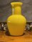 Yellow and White Blown Glass Vase from La Murrina, Italy 1