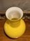 Yellow and White Blown Glass Vase from La Murrina, Italy 14