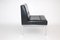 Black Faux Leather Cubus Lounge Chair, 1960s 4