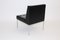 Black Faux Leather Cubus Lounge Chair, 1960s 6