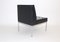 Schwarzer Cubus Sessel aus Kunstleder, 1960er 5