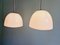 Art Deco Suspensions in White Opaline, 1930s, Set of 2, Image 14